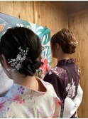 ゆかた着付け＆かんたんヘアアレンジ桜井祭り限定