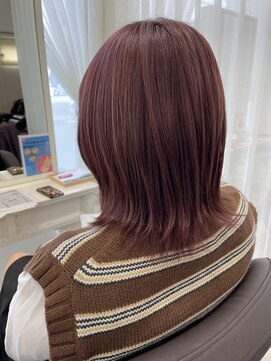 スリールヘア(Sourire hair) 柔らかピンクカラー