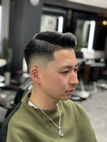 ヘアーラボ 樟葉(Hair Labo)&nbsp;サイドパート スキンフェード 南楠葉