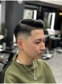サイドパート スキンフェード 南楠葉