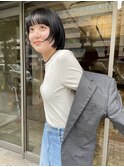 レイヤーショートボブ