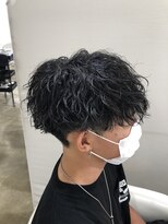 オーシャントーキョー(OCEAN TOKYO)&nbsp;メンズパーマツイスパ波巻きスパイラルマッシュセンターパート