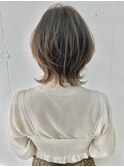 ショートネオウルフ×ハイライトボブウルフ　ウルフカット