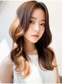 【艶感★オルチャンヘア】韓国風 巻き髪大人可愛い小顔カール