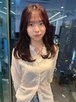 ギグスダブル 栄久屋大通店(gigs double)&nbsp;似合わせレイヤー/セミロング/艶カラー/ブラウン