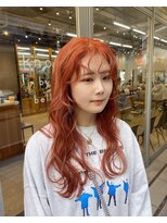 ノットバイベル 大宮(knot by belle) 1ブリーチ★オレンジカラー