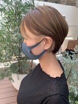 アース 東戸塚店(HAIR & MAKE EARTH) 20代30代大人かわいいミルクティーベージュインナーカラー