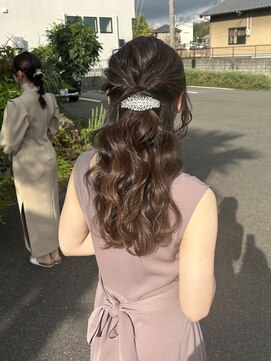 美容室 ルチア ハワイ(Luccica HAWAII) ふわふわハーフアップ