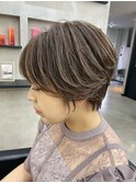 ハイライトカラー/ハンサムショート/ブリーチカラー