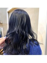 ナチュラル ヘアーデザイニング(Natural hair designing) ブルーブラック @anju_takei
