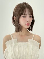 ユーフォリア 青山(Euphoria)&nbsp;20代30代ミニボブココアブラウン小顔美肌ストレート丸み