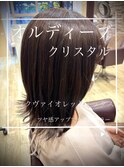 オルディーブクリスタル/ピンクヴァイオレットミックスカラー
