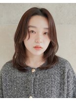 ビビディバビディブー(Bibbidi.bobbidi.boo) 前髪なし小顔ミディアムレイヤー
