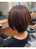 ナチュラルボブ20代30代40代50代ショートボブ