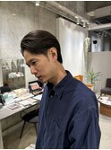 毛流れショートハイライトヘア