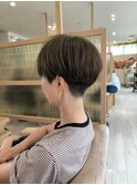 20代30代40代小顔ハンサムショートアッシュ