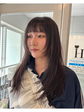 クイ(quii) ★韓国フェイスレイヤーカット前髪顔周りミニウルフ