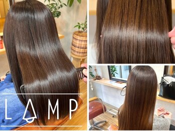 ランプヘアーデザイン(LAMP HAIR DESIGN)の写真/『髪質改善矯正ストレート』艶やかで健康的な髪をあなたに＊ダメージヘアの方も安心して使用できるTR採用☆