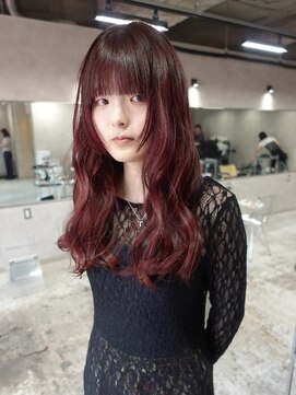 ネアー 新潟(NEER) アプリコットオレンジ/くびれヘア/レイヤーショート［新潟］