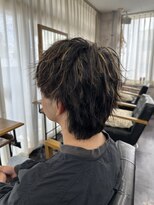 トゥーミー(to mee)&nbsp;【メンズ】束感抜群！黒×金 メンズハイライト♪【小松】