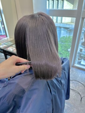 ケンジ ツルヤチョウ(KENJE tsuruyacho) 艶髪/グレージュ/ラベンダー/暗髪/トリートメント