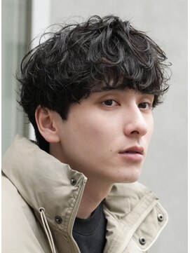 レタッチ バイ フィフス 天神大名(RETOUCH by fifth) 天神10代20代シャドウパーマゆるめメンズマッシュウルフカット