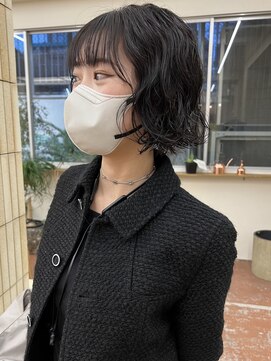 パークレーン アイス イヴェン(park lane ICI yeven) 秋◎韓国風レイヤーカット×デザインカラー暗髪オリーブYUKI