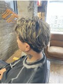 メンズショート×ハイライト