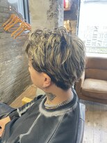 ディシェーレアスト(die-Schere Ast)&nbsp;メンズショート×ハイライト