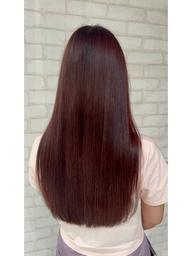 ビス ヘア アンド ビューティー 西新井店(Vis Hair＆Beauty) ブリーチなし!艶感ピンクベージュ小顔ルーズくびれミディ