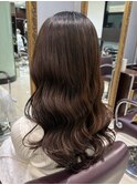 コテ巻き風パーマ韓国風パーマロングパーマ前髪パーマ