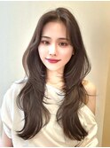 ミニウルフレイヤーカット顔周り前髪韓国ミディアムロング/池袋