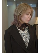 パークホワイト 代官山(PARK White)&nbsp;ハイトーンレイヤーボブデザインカラーグラデーションカラー