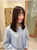 ミディアムレイヤー/レイヤーカット/顔周りレイヤー