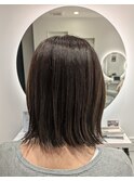 大人向けお手入れ楽ちん切りぱなしボブ
