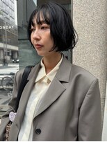 ラジ キタハマ(Laji kitahama) ゆるめボブパーマ