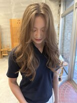 ニディ(Nide)&nbsp;ブリーチなしダブルカラー透明感ベージュ