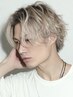 【平日/憧れハイトーン】カット+ダブルカラー(ブリーチ+カラー) [MEN'S]