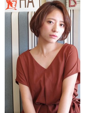 ナナナ パレナ 宝塚店(nanana parena) センターパートで上質ボブ