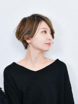 アン ヘアー デザイン(aN hair design) シャイニーカラーマッシュショート