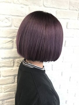 アンククロス 表参道(ANKH CROSS) 【ANKH CROSS表参道】 ピンクパープル×ミニボブ