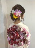 【Marie style】振袖着付けとヘアセット