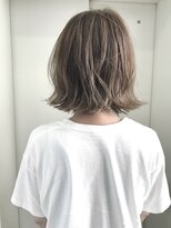 ヘアーデザイン シュシュ(hair design Chou Chou by Yone)&nbsp;細めハイライトミルキーベージュ&甘揺れボブ♪
