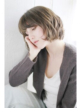 オルテプラスエヌ(horte +n) 20代30代40代　外国人風レトロロマンボブ【京都駅】