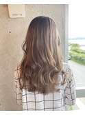 ロングスタイルx薄めピンクラベンダー
