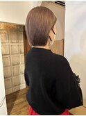 【hono】ミニボブ×ブラウンベージュ