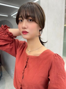 ロンド マーレ 天神大名店(Lond mare) 韓国ヘア ロングヘア レイヤーカット 前髪カット くびれ巻き