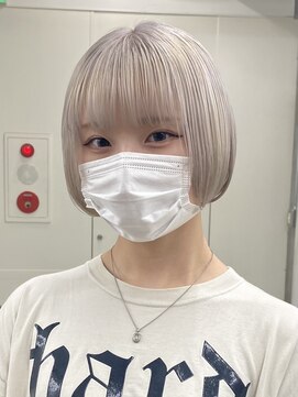 スー 渋谷(suu) ミニボブ前下がりショート丸みショートボブ丸みショートボブ