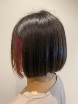 ニシオギ ヴォイス 西荻窪店(nishiogi voice)&nbsp;インナーカラー×似合わせカット【レッドベージュ2】