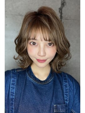 リークフー(Ree cu fuu) 10代20代30代40代 前髪 ふわふわ外ハネボブ 藤沢